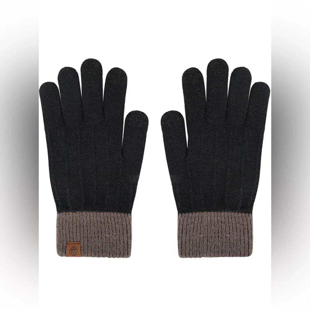 Warm Knitted Touchscreen Gloves